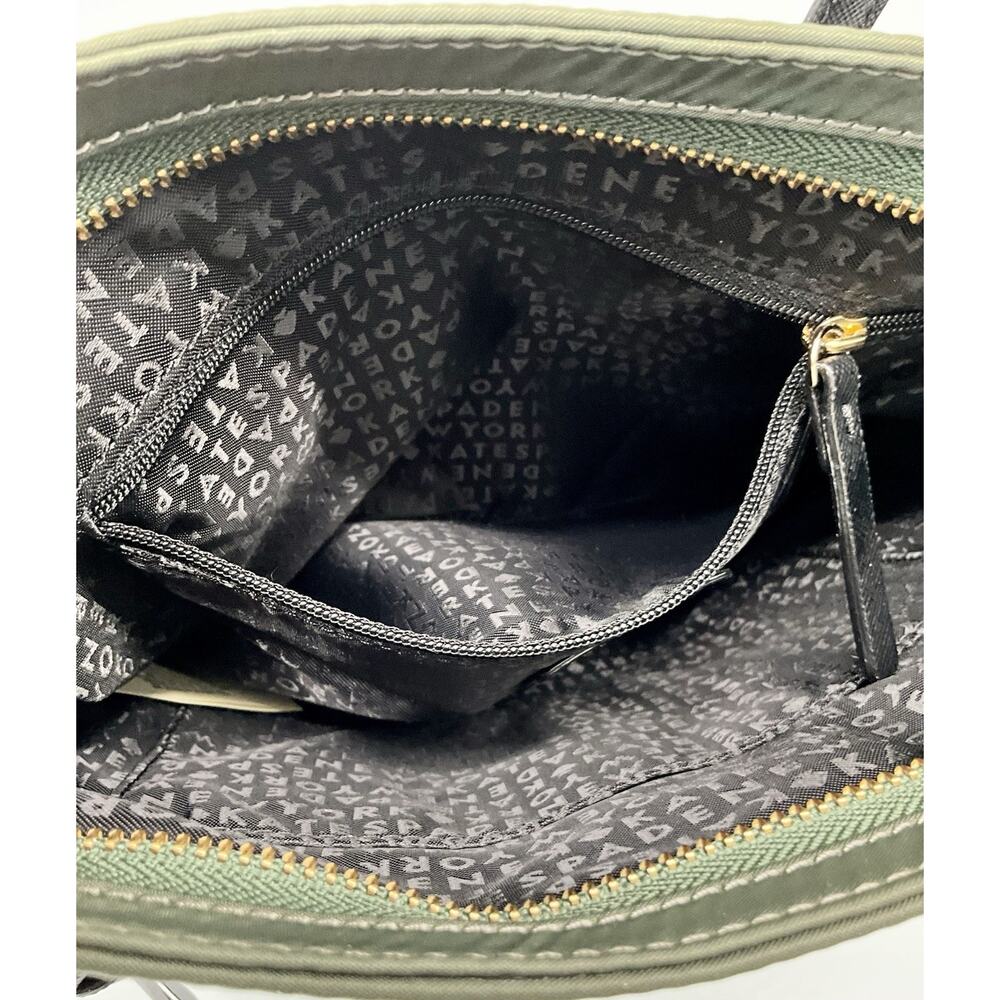 Kate Spade New York Dessi Wilson Road Nylon Crossbody Bag In Olive Green NWOT - Picture 9 of 15